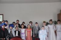 Рождественский концерт подготовили дети из  воскресной школы  пос. Золотухино для прихожан и детей храма 2014
